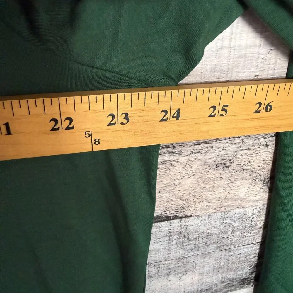 Polo Ralph Lauren Polo Shirt Mens Large Green Long Sleeve Classic Fit Pony NEW
